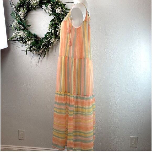 Grace and Karma multi color maxi dress size medium - Picture 4 of 6